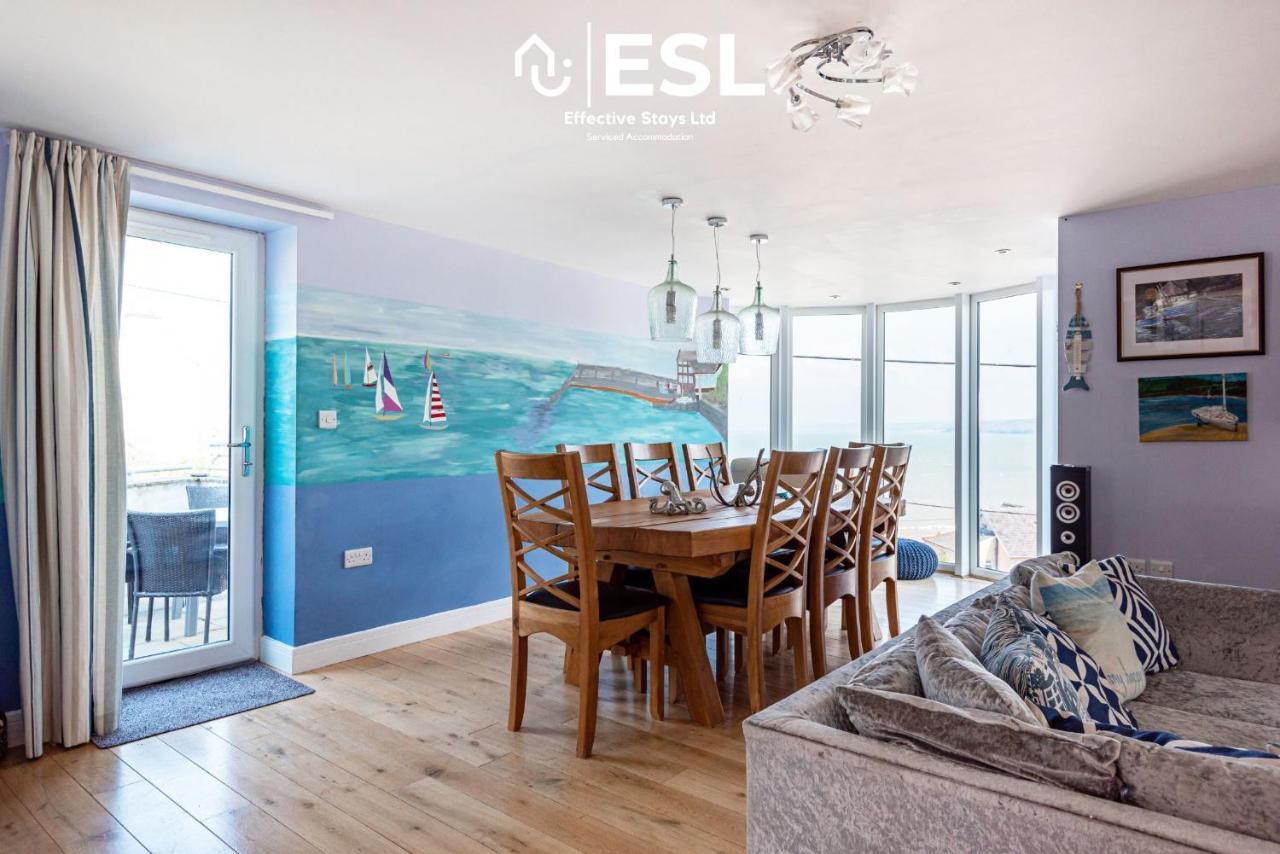 Beautiful En Suite 5 Bedroom Home With Sea Views New Quay  Exterior foto