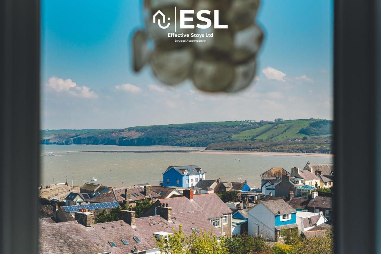 Beautiful En Suite 5 Bedroom Home With Sea Views New Quay  Exterior foto
